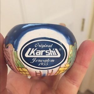 6 Vintage  Karshi Jerusalem 1955 Napkin Rings